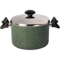 Кастрюля TVS Natura Induction 22 см, 2 л з кришкою для зливання Фото