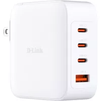 Зарядний пристрій D-Link 3xUSB-C + 1xUSB-A 100W GaN white Фото