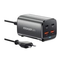 Зарядний пристрій Essager 2xUSB-C + 2xUSB 67W GaN Фото