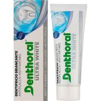 Зубна паста Denthoral Dentifricio Ultra White Ультра відбілювання 75 мл Фото