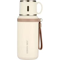 Термос Merlion з чашкою 0,6 л, білий Фото