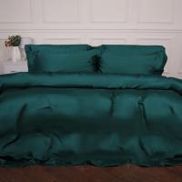 Постельное белье MirSon Tencel №07 Emerald 2x143x210 Семейный Фото