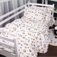 Постельное белье MirSon 014 Lion Фланель 175х210 двуспальный Фото