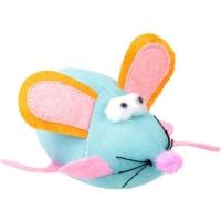 Игрушка для кошек Hippie Pet Вибрирующая мышка синяя 11 см Фото