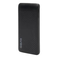Батарея універсальна GEAR 10000mAh, 10W, USB-TypeC, 2*USB-A, Micro-USB, blac Фото
