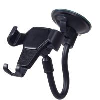 Универсальный автодержатель Gembird 65-85 мм, крепление на стекло или дефлектор Фото