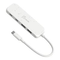 Концентратор J5create USB-C to 2xUSB-A + 2xUSB-C 3.2 10Gbps white Фото