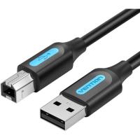 Кабель для принтера Vention USB 2.0 AM/BM 5.0m black Фото