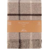 Плед Ardesto Leonardo Alpina 100% шерсть, бежевый 140x200 см Фото