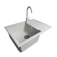 Мийка кухонна Adamant Horizon Medium Old Stone + змішувач Фото