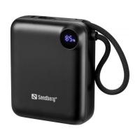 Батарея универсальная Sandberg 10000mAh PD/3.1/20W, QC/3.0, USB-C In/Out, with 2 Фото