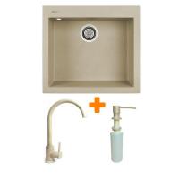 Мийка кухонна Adamant Univer Сахара + змішувач + дозатор Фото
