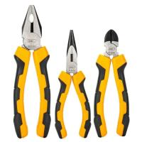 Набор инструментов Deli шарнирно-губцевых Carbon Steel, 3 шт Фото