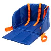 Матрасик в санки Snower синій з помаранчевим Фото