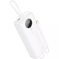 Батарея універсальна HOCO 20000mAh, PD/20W, 22.5W, White Фото