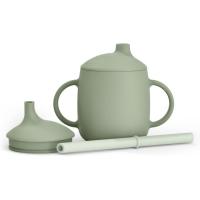 Поильник-непроливайка Suavinex Colour Essence силіконова 3 в 1 (з носиком та труб Фото