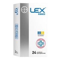 Презервативы Lex Condoms Ribbed 24 шт. Фото