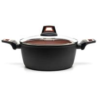 Кастрюля Hölmer кована з кришкою CR-1342-SBMCL Carrot 4,2 л Фото