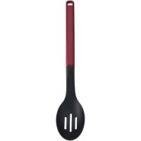 Ложка кухарська KitchenAid Classic для сервірування з прорізами 34 см червони Фото