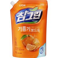 Средство для ручного мытья посуды Lion Cheonhyehyang Японский Мандарин Запасной блок 1.2 Фото