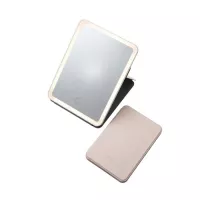 Дзеркало Xiaomi Leather case mirror pink Фото