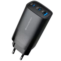 Зарядний пристрій Armorstandart 2xUSB-C + 1xUSB 67W GaN black Фото