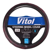 Чехол на руль VITOL M чорн Фото