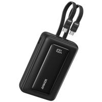 Батарея універсальна Anker 20000mAh 45W Built-In Dual USB-C Cables Black Фото