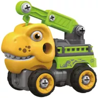 Конструктор Otamanko Машинка-конструктор Тиранозавр кран Жовтий/зелений Фото