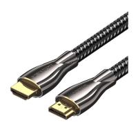Кабель мультимедийный Vention HDMI M to HDMI M 3.0m V2.0 4K60Hz braided zinc all Фото