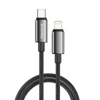 Дата кабель ColorWay USB-C to Lightning 1.0m PD30W zinc alloy braided b Фото