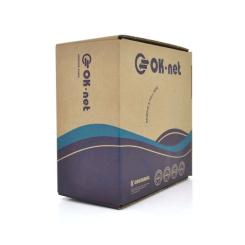 Кабель сетевой OK-Net FTP 500м cat.5e наружный с троссом 7*0,5 (F/UTP-ca Фото 1