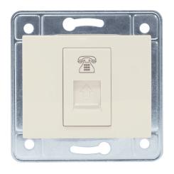 Телефонная розетка Sven SE-126 ivory Фото 2