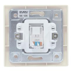 Телефонная розетка Sven SE-126 ivory Фото 3