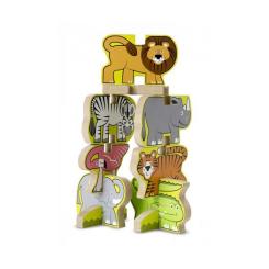 Развивающая игрушка Melissa&Doug Деревянная головоломка-укладка Сафари Фото 2