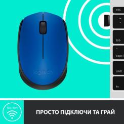 Мышка Logitech M171 Blue Фото 5