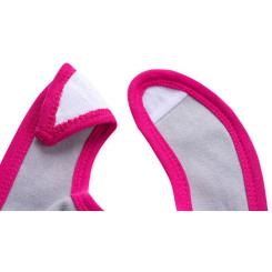 Слюнявчик Luvable Friends 3 шт для девочек, розово-белый Фото 4