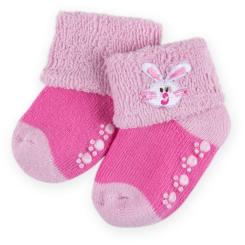 Носки детские Luvable Friends 3 пары нескользящие, для девочек Фото 1