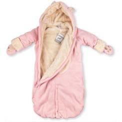 Спальный конверт Luvena Fortuna для девочек с медвежонком Фото 1