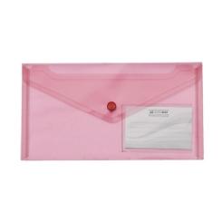 Папка - конверт Buromax DL (240x130мм) TRAVEL, red Фото