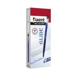 Ручка масляная Axent Glide, black Фото 1
