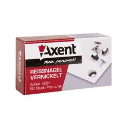 Кнопки Axent nickel-plated, 50шт Фото 1