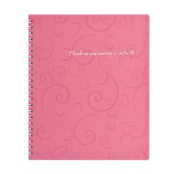 Блокнот Buromax spiral side, В5, 80sheets, Barocco, square, pink Фото