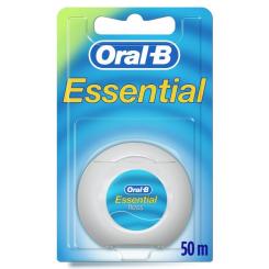 Зубная нить Oral-B Essential floss Waxed мятная 50 м Фото