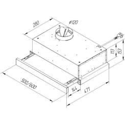 Вытяжка кухонная Pyramida TL 60 SLIM WH Фото 5