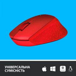 Мышка Logitech M330 Silent plus Red Фото 3