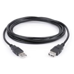 Дата кабель Vinga USB 2.0 AM/AF 1.8m Фото 1