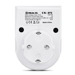 Зарядное устройство REAL-EL 2*USB 10W Фото 4