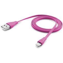 Дата кабель Cellularline USB 2.0 AM to Lightning 1.0m pink Фото