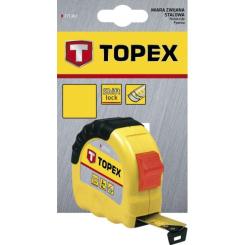 Рулетка Topex стальная лента 10 м x 25 мм Фото 1